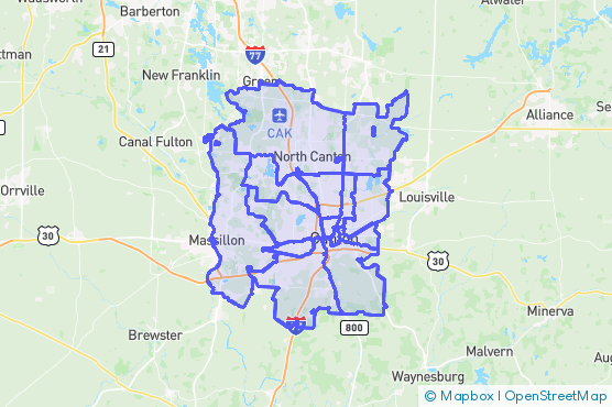Service Area Map