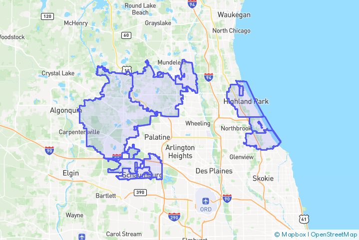 Service Area Map