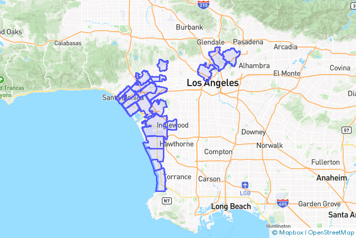 Service Area Map