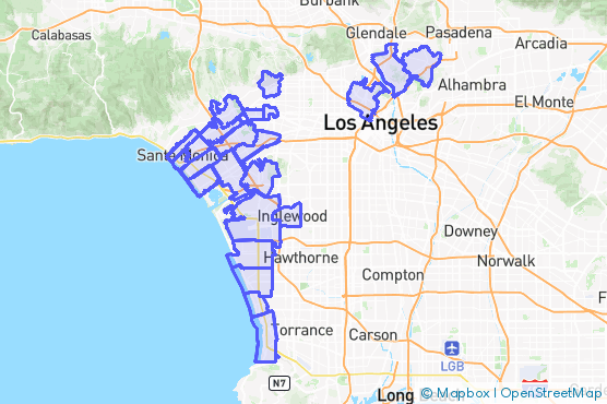 Service Area Map