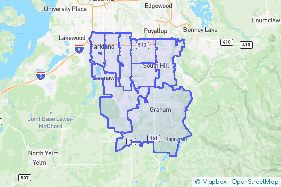 Service Area Map
