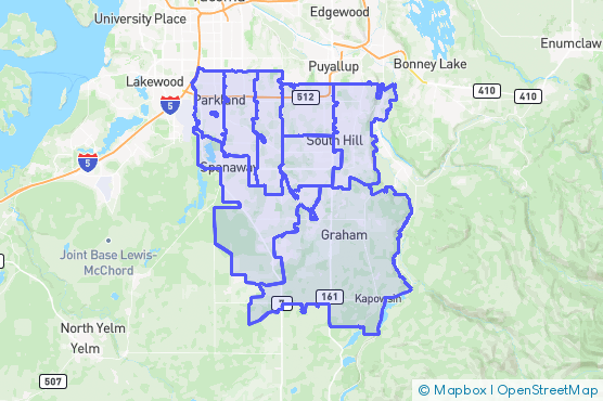 Service Area Map