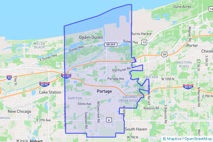 Service Area Map
