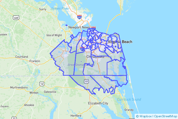 Service Area Map