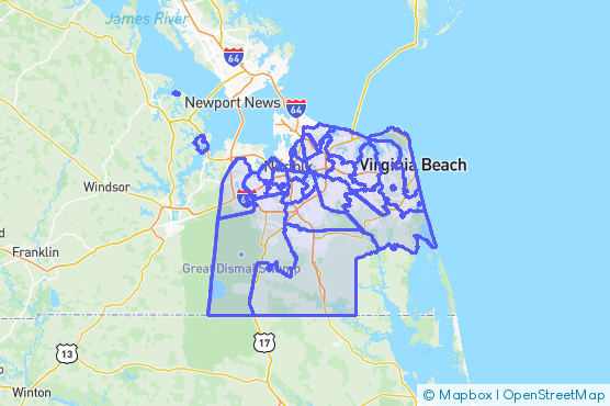 Service Area Map