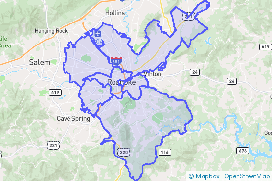 Service Area Map