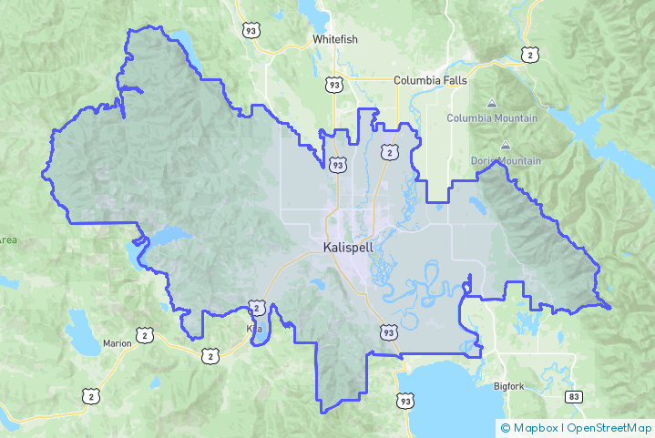 Service Area Map