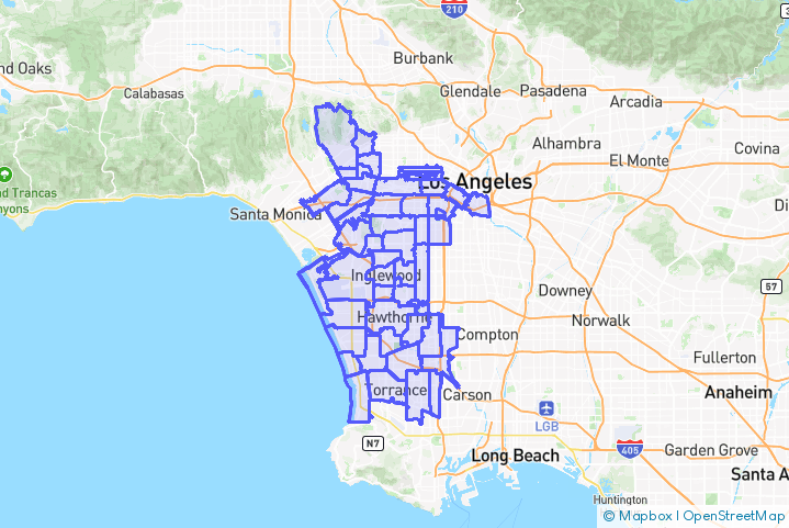 Service Area Map
