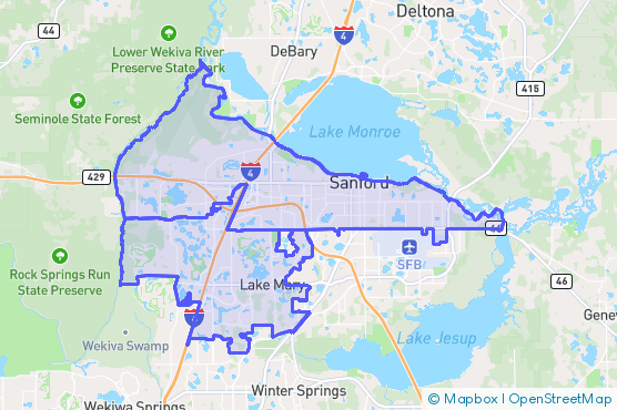 Service Area Map