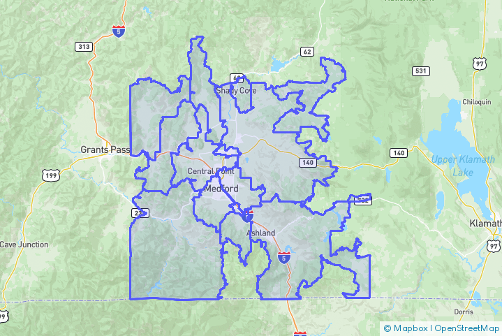 Service Area Map