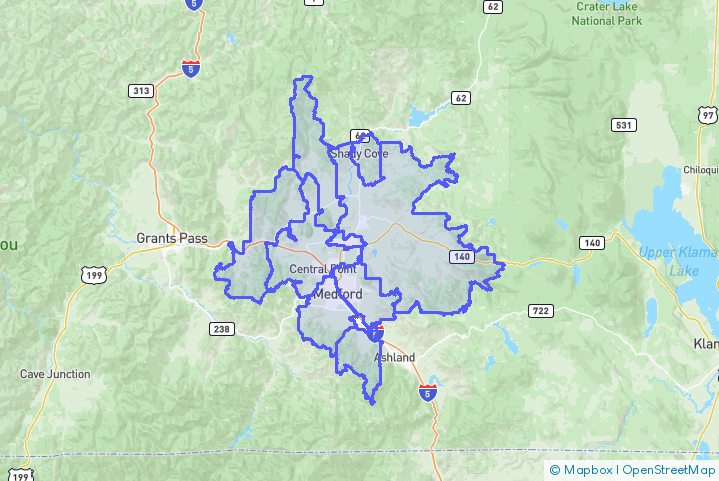 Service Area Map