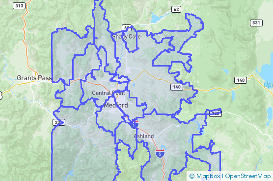 Service Area Map