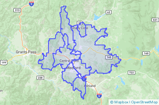 Service Area Map