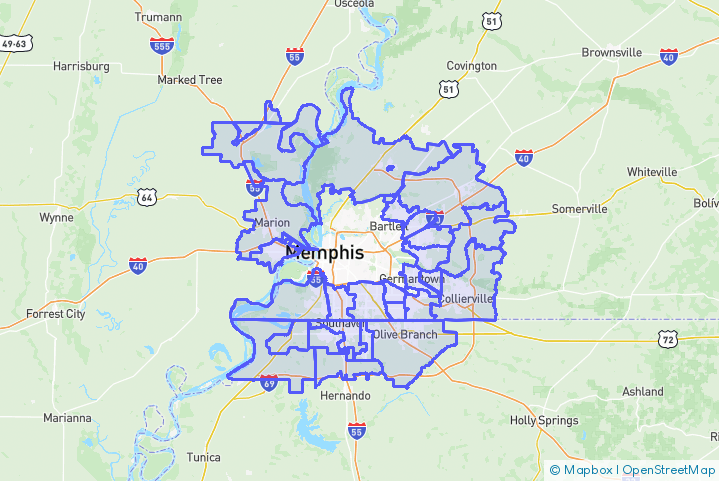Service Area Map