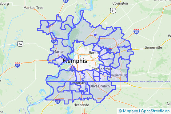 Service Area Map