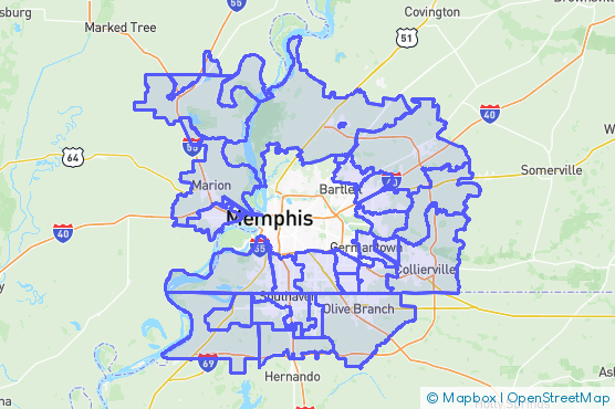 Service Area Map