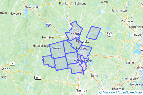 Service Area Map