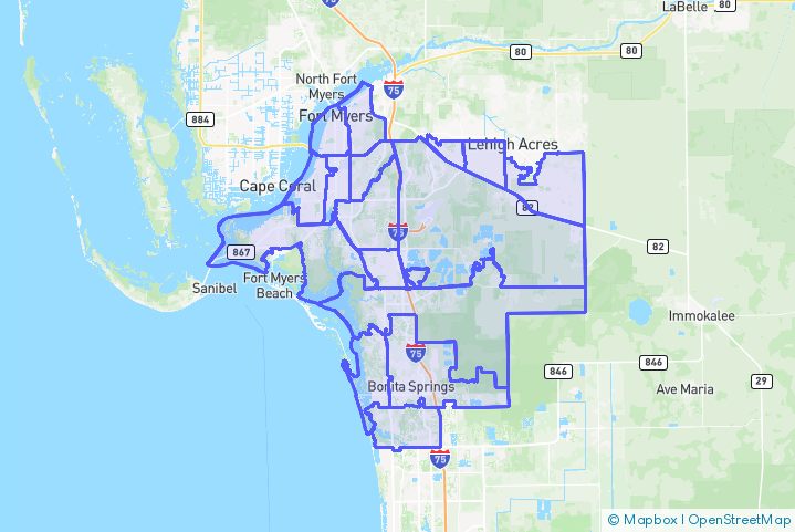 Service Area Map