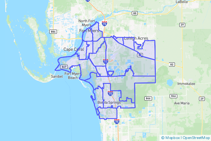 Service Area Map