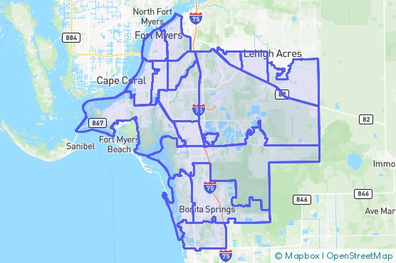 Service Area Map
