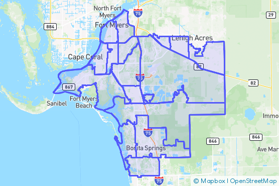 Service Area Map