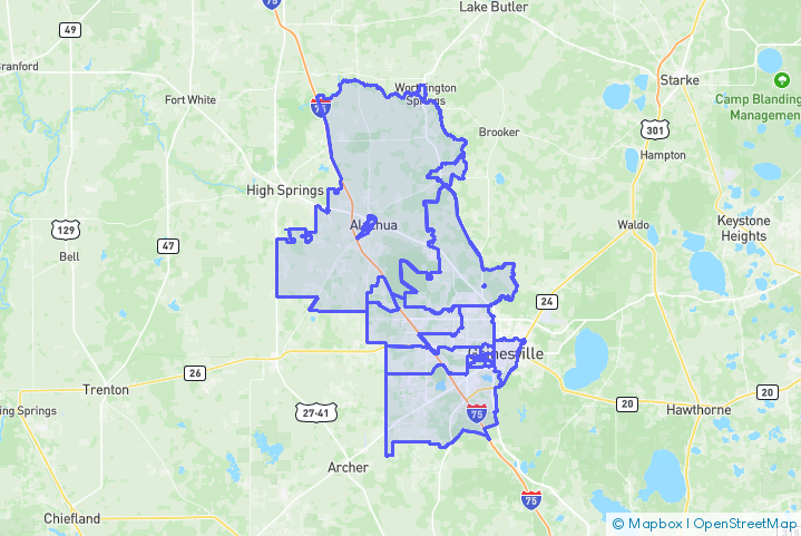 Service Area Map