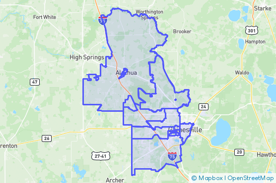Service Area Map