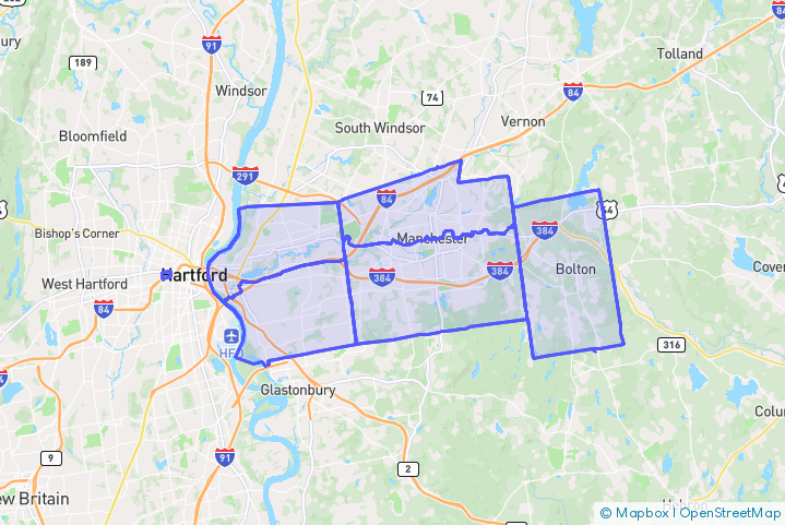 Service Area Map