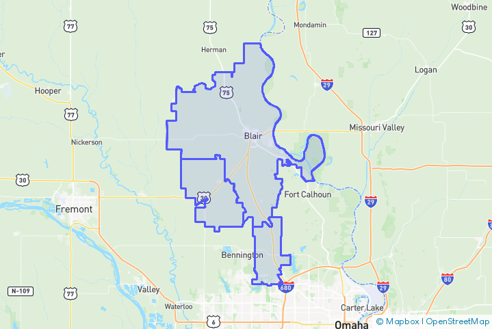 Service Area Map