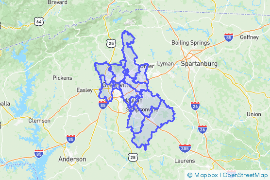 Service Area Map