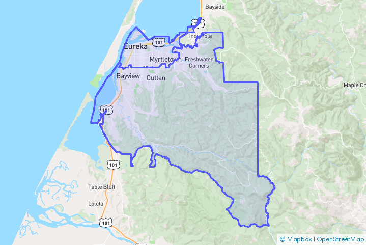 Service Area Map