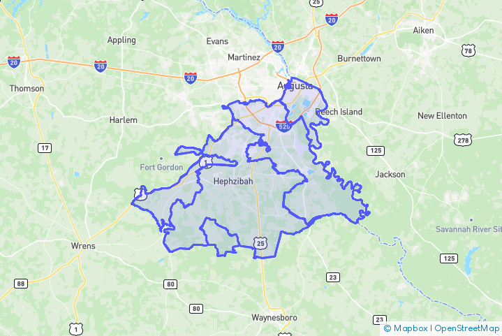Service Area Map