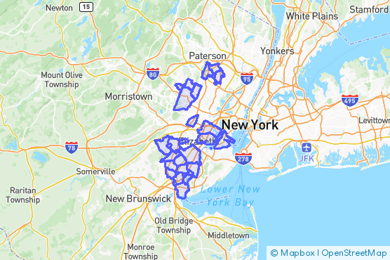 Service Area Map