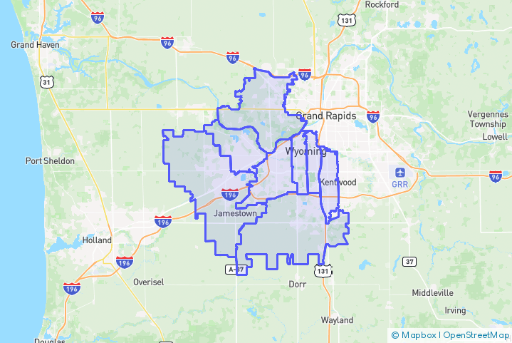Service Area Map