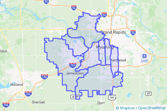Service Area Map