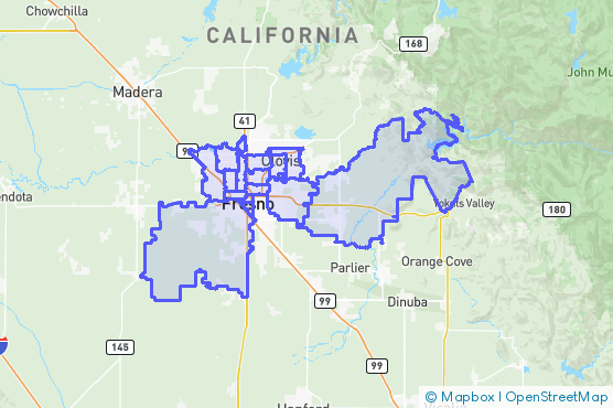 Service Area Map