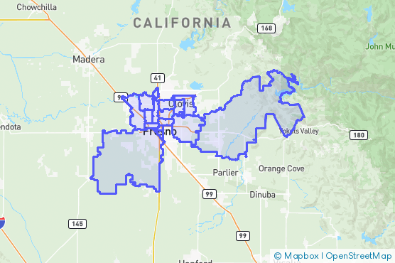 Service Area Map