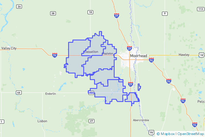 Service Area Map
