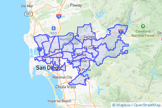Service Area Map