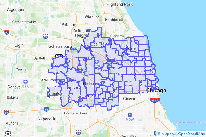 Service Area Map