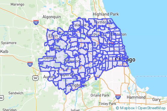 Service Area Map