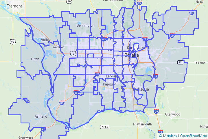Service Area Map