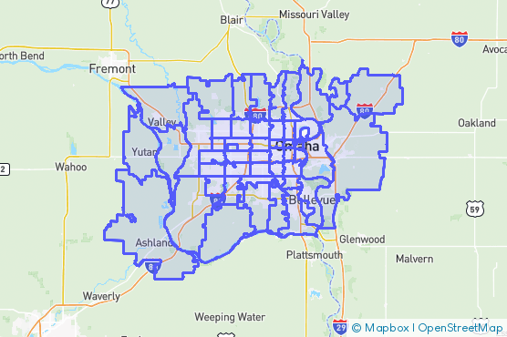 Service Area Map