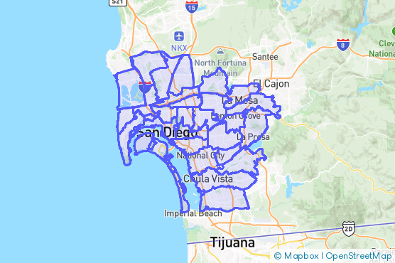 Service Area Map