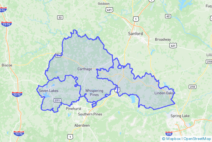 Service Area Map