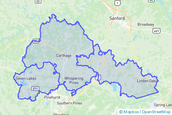 Service Area Map