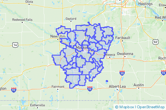 Service Area Map