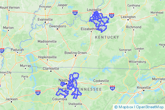 Service Area Map