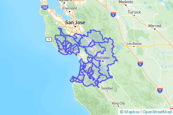 Service Area Map