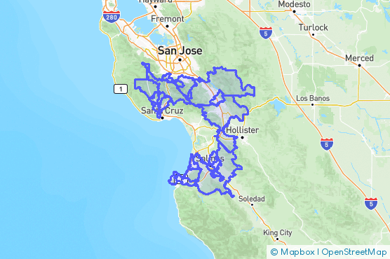 Service Area Map